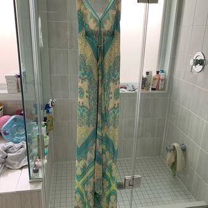 Minds of Gold cross back multi coloured dress medium